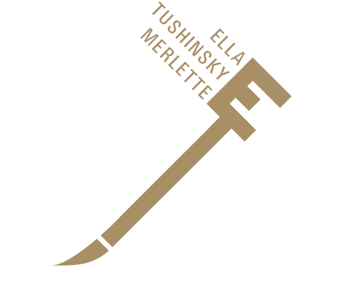 Logo atelier de restauration de peinture Ella Tushinsky Merlette